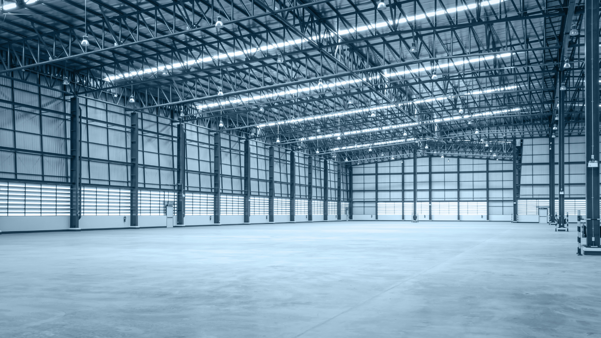 large empty warehouse storage space